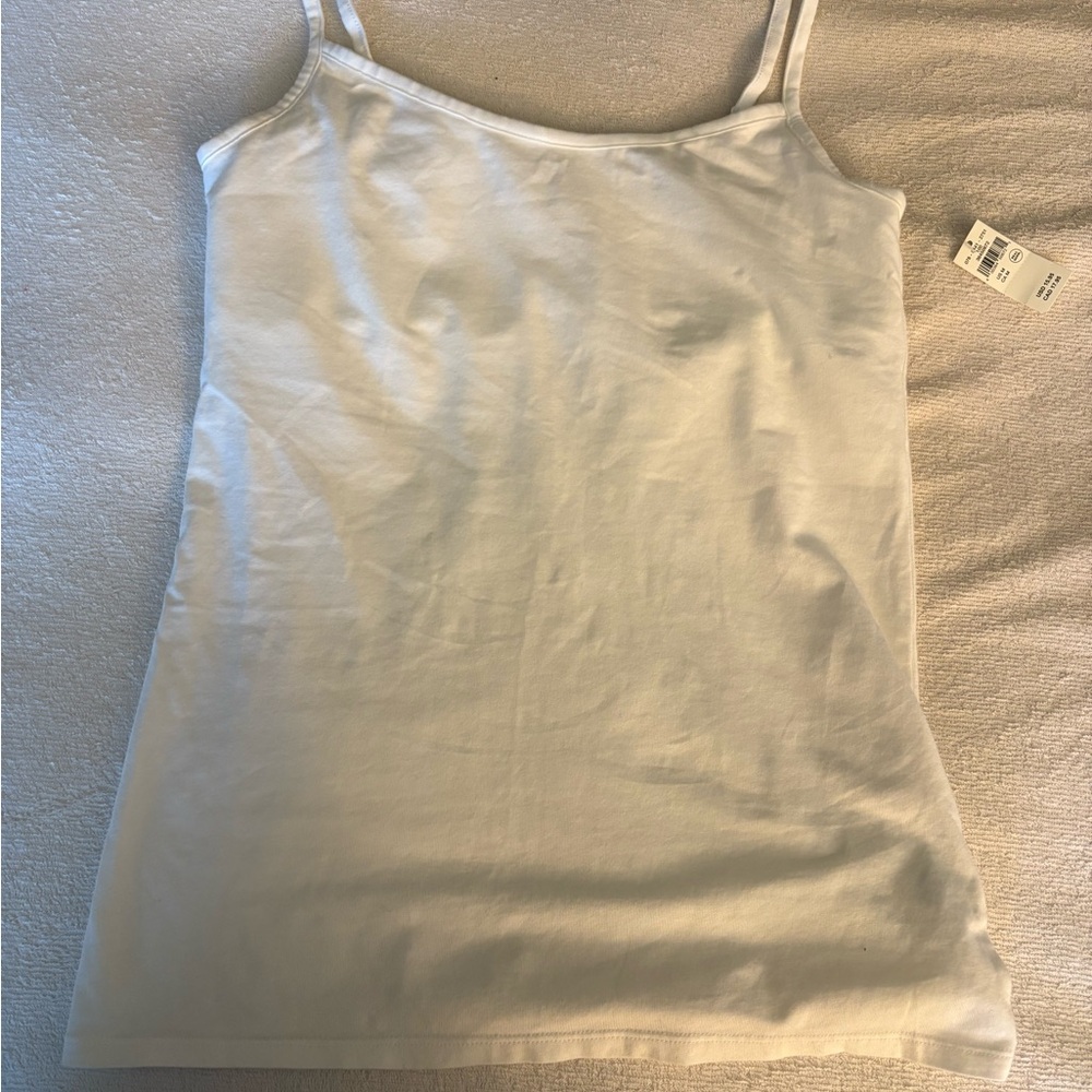 Aerie White Fitted Camisole